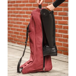 QHP Boot bag - Burgundy in Burgundy