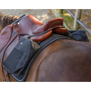 QHP Saddle bag - Black in Black