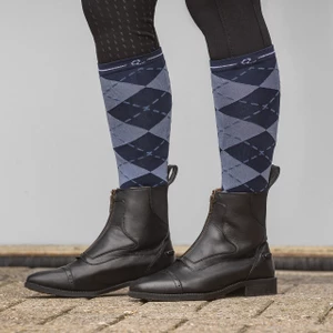 QHP Knee stockings Classic (2-pack) adults- Marine in Marine