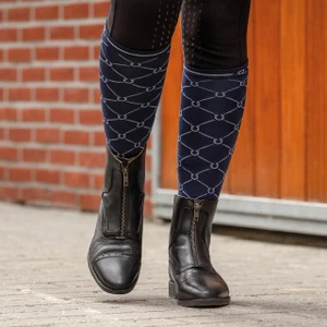QHP Knee stockings Classic (2-pack) adults- Marine in Marine