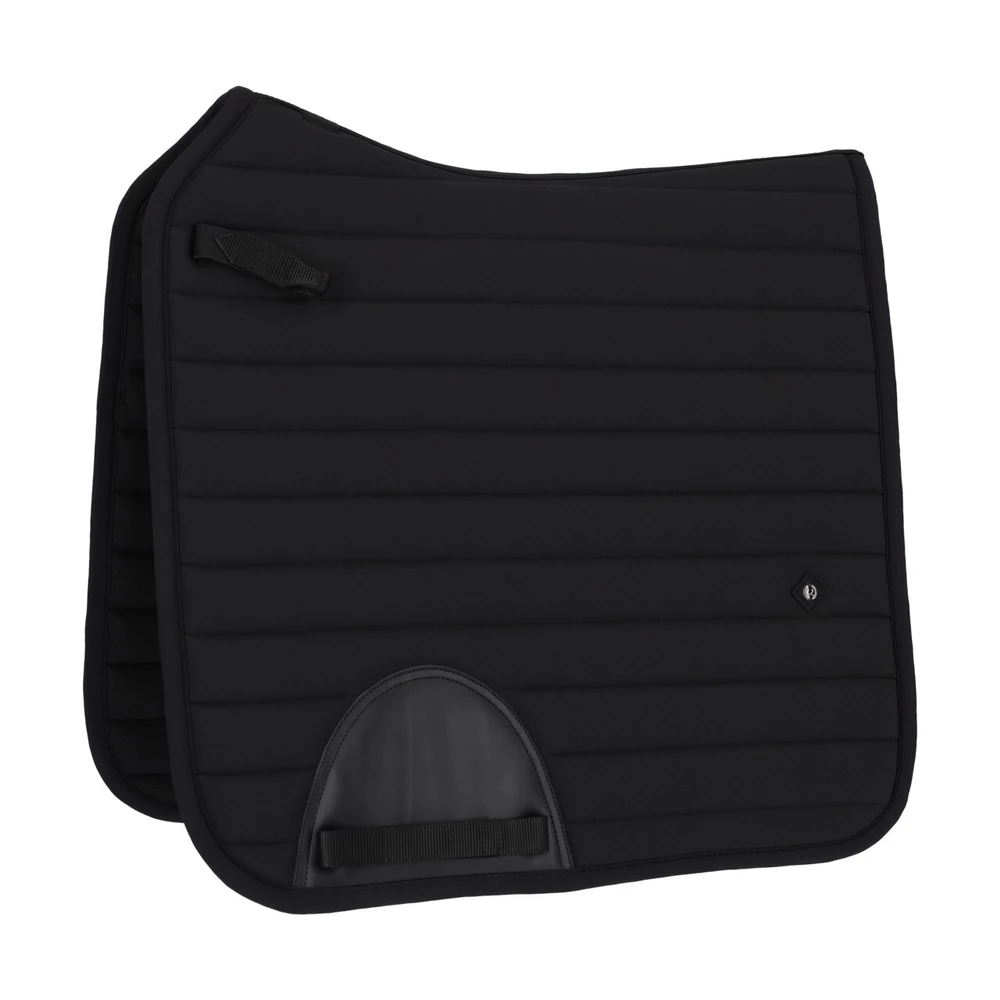 QHP Saddle pad Salerno - Black in Black