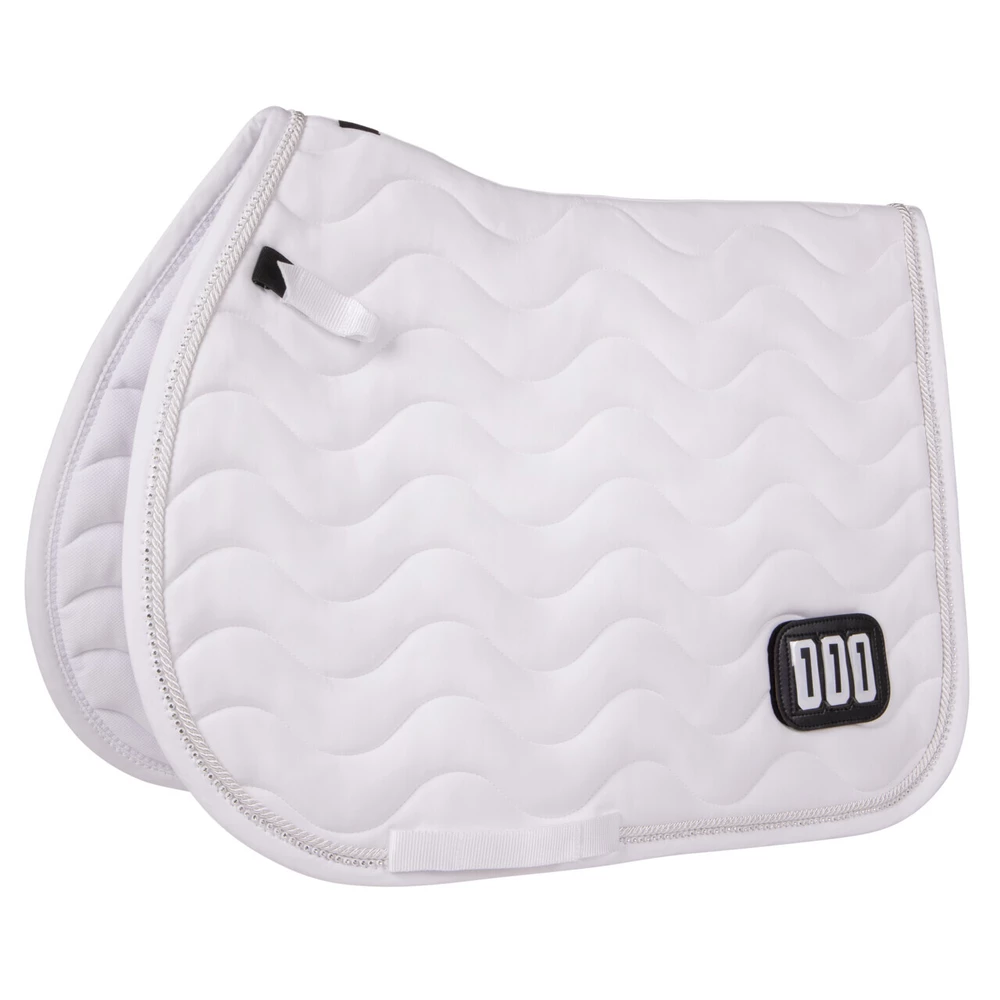 QHP Saddle pad Number - White in White