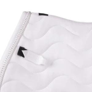 QHP Saddle pad Number - White 