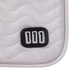 QHP Saddle pad Number - White in White