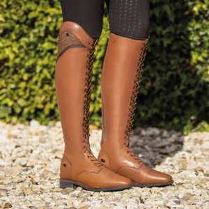 QHP Riding boot Hailey Adult - Brown in Brown