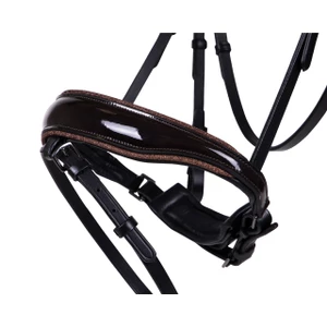 QHP Bridle Orlando - Black/Brown in Black/Brown