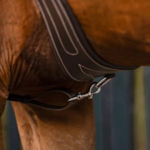 QHP Breastplate with long bridge - Dark Brown in Dark Brown