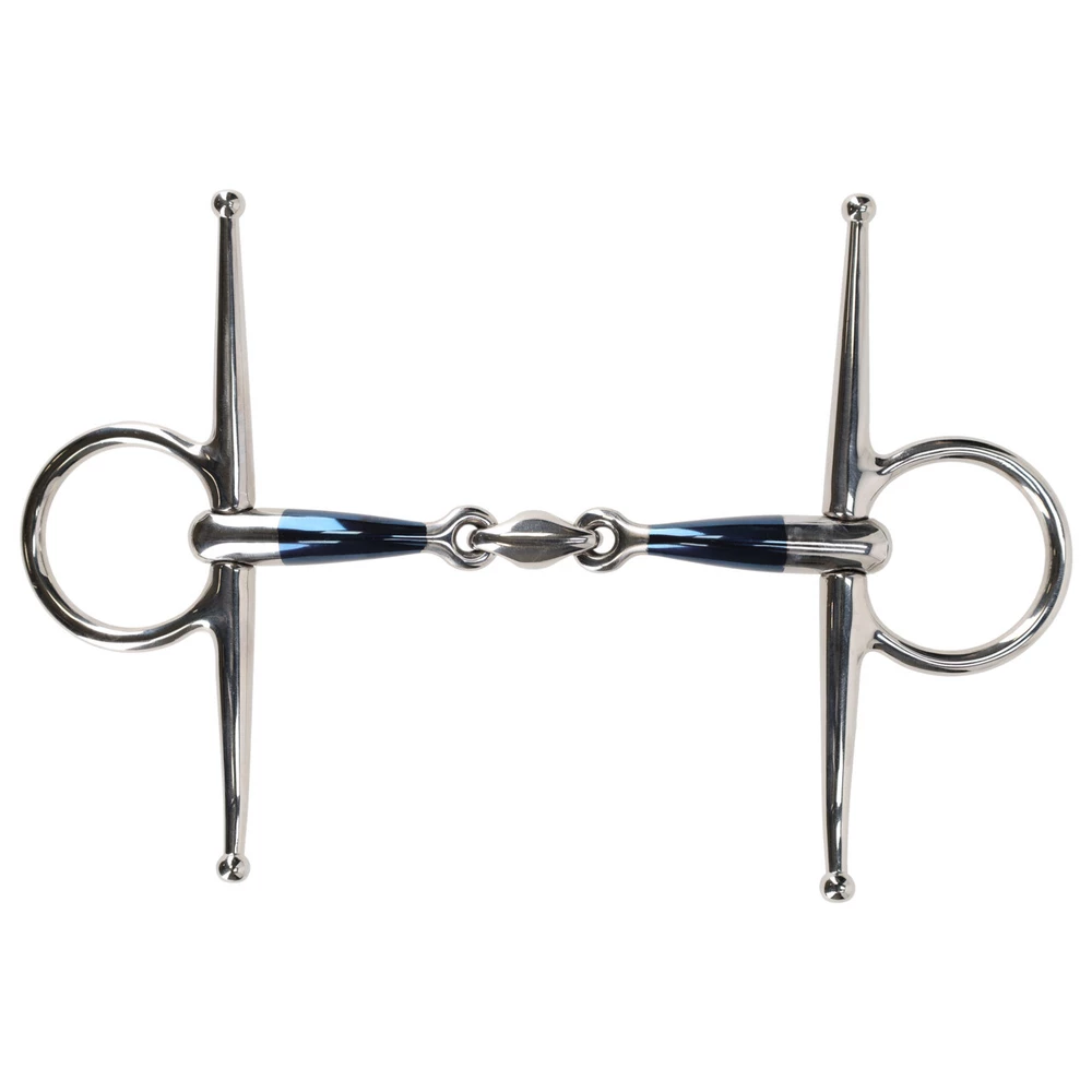 QHP Full cheek bit Anatomical double jointed - Sweet Iron in Sweet Iron