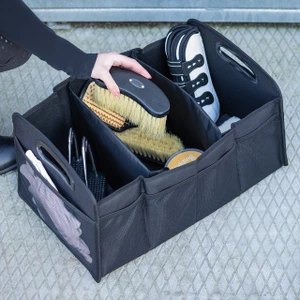 QHP Foldable storage box - Black in Black