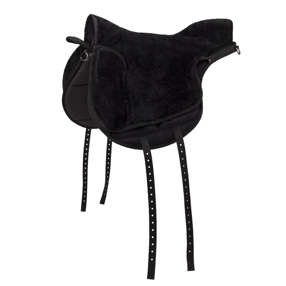 QHP Bareback pad super soft - Black/Black in Black