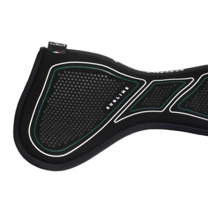 Acavallo Zero Impact Slim Flat half pad - Black in Black
