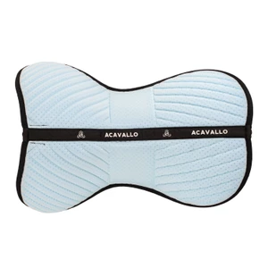 Acavallo Zero Impact Slim Flat half pad - Black in Black