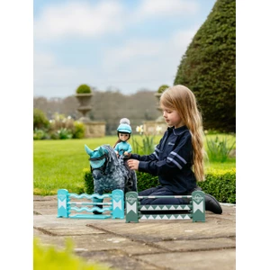 LeMieux Toy Pony Jump Set - Azure/Sage/White in Azure/Sage/White