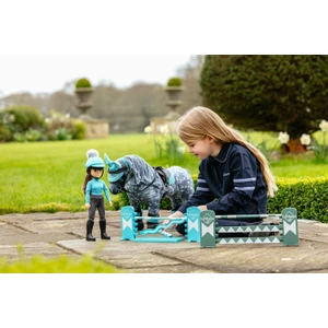 LeMieux Toy Pony Jump Set - Azure/Sage/White in Azure/Sage/White