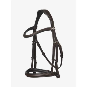 LeMieux Arika Cavesson Bridle - Brown/Silver in Brown/Silver