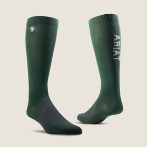 Ariat Adult tek Essential Sock - Jungle Green in Jungle Green