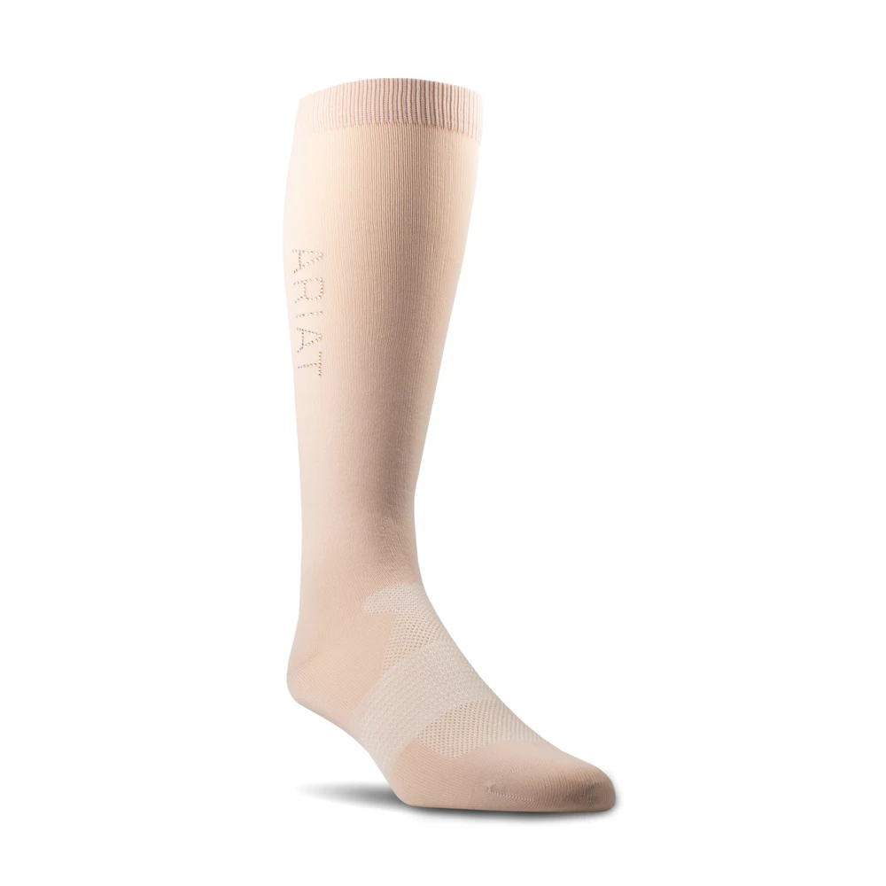 Ariat Womens tek Radiant Sock - Sepia Rose in Sepia Rose
