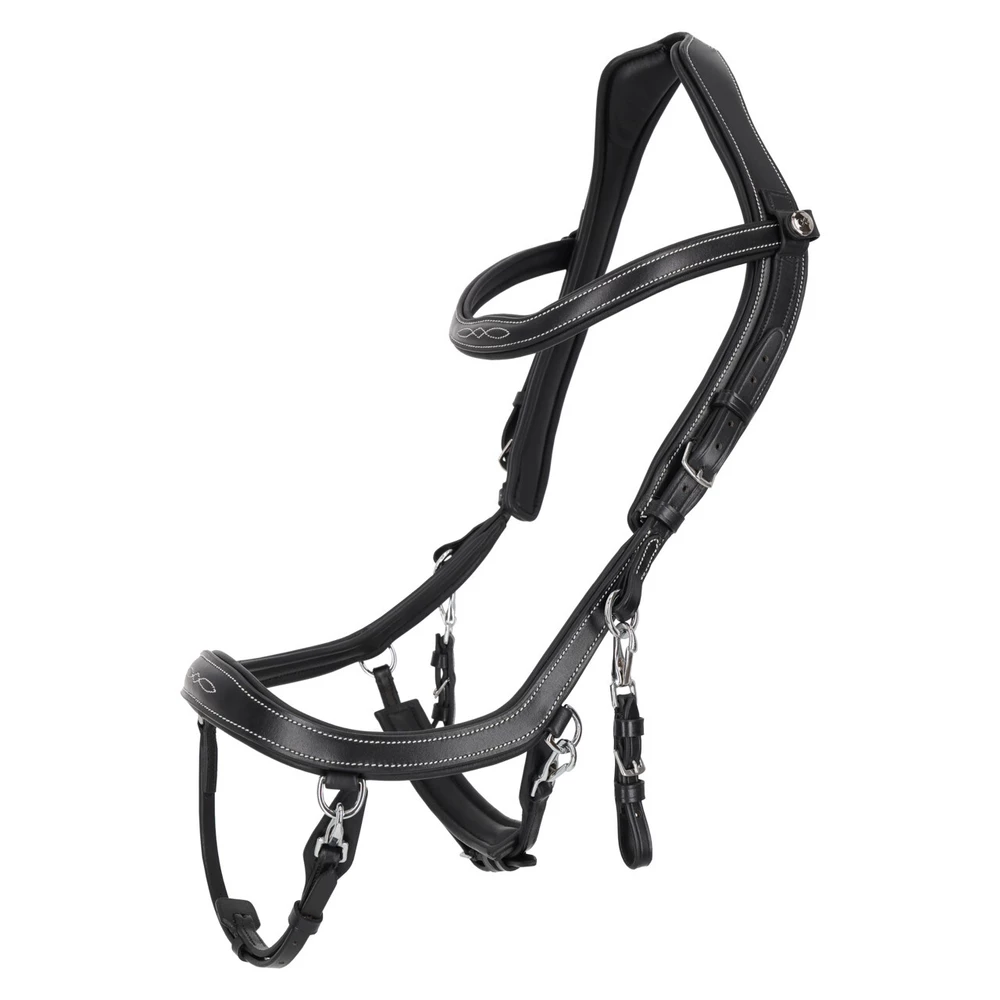 PresTeq Bridle FaySport Classic - Black in Black