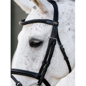 LeMieux Arika Flash Bridle - Black/Silver in Black/Silver