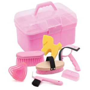Equi-Sential Starter Grooming Box - Pink in Pink