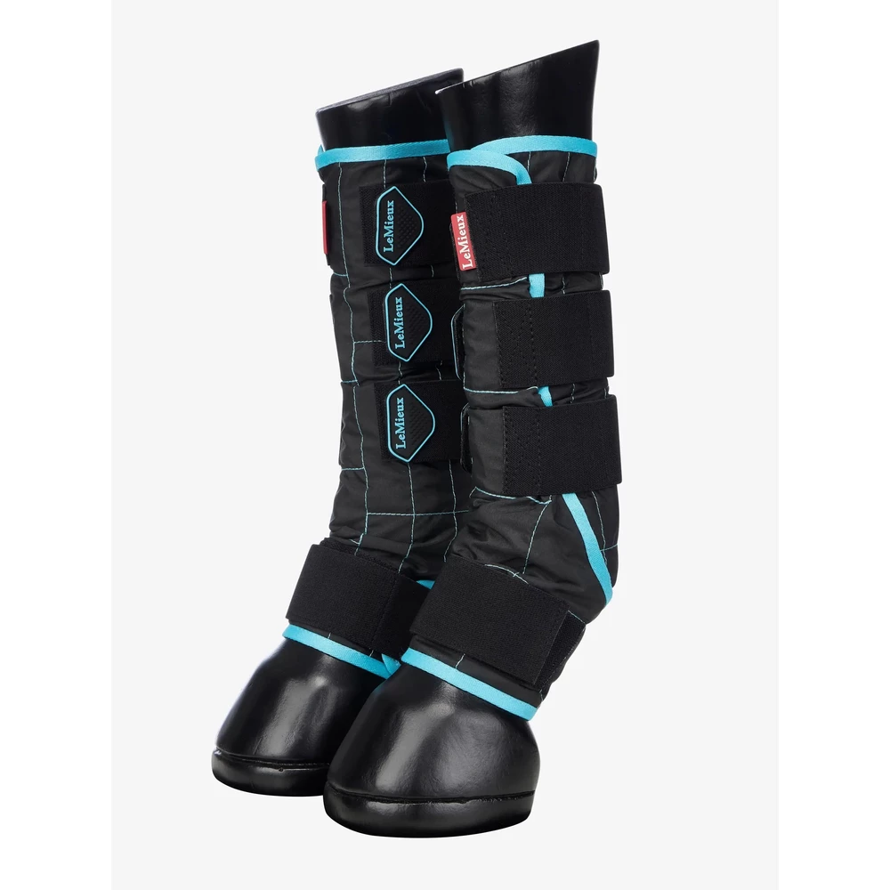 LeMieux Crystal Cool Water Boots - Black in Black