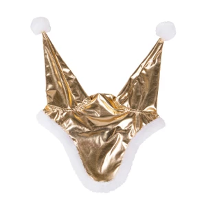 QHP Ear net Santa Christmas - Gold in Gold