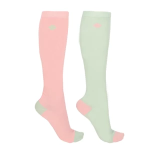 QHP Knee stockings gift box Lucky Start (2-pack) - Mix Colours in Mix Colours