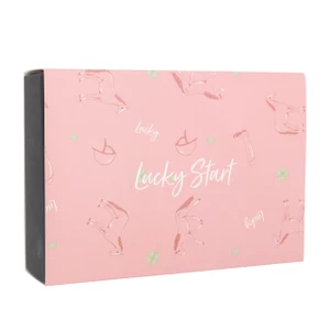 QHP Knee stockings gift box Lucky Start (2-pack) - Mix Colours 
