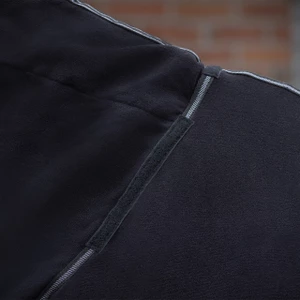 QHP Fleece rug Terry-dry - Black in Black