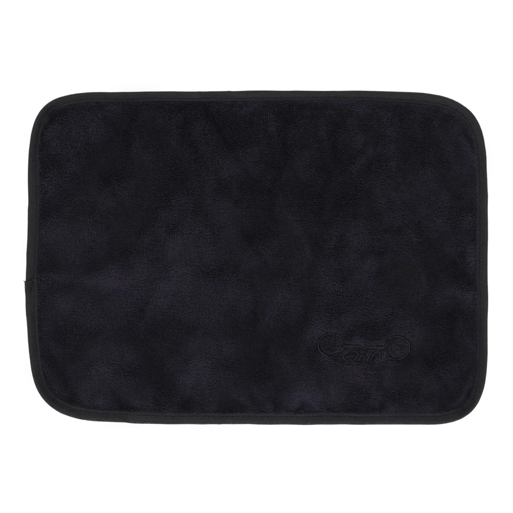 QHP Bit towel 30x20cm - Black in Black