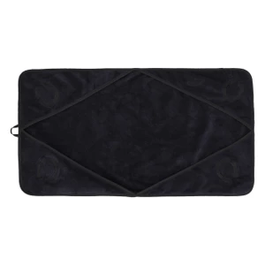 QHP Hands-in towel 65x35cm - Black in Black
