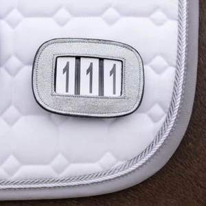 QHP Number holder Shine - Silver 