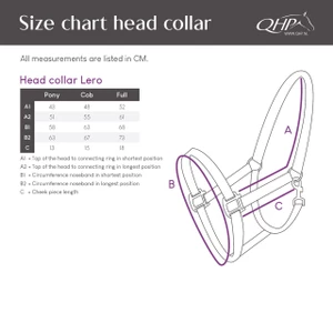 QHP Head collar Lero - Navy in Navy
