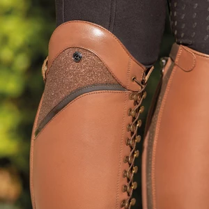 QHP Riding boot Hailey Adult - Brown in Brown