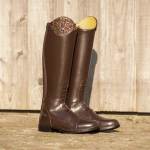 QHP Riding boot Romy Junior - Brown in Brown