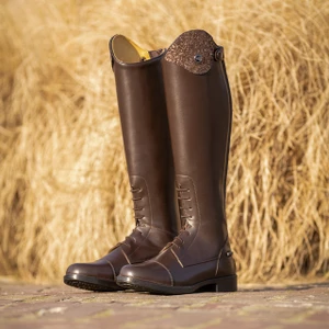 QHP Riding boot Romy Junior - Brown in Brown