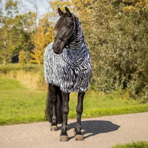 QHP Eczema rug Big neck - Zebra 