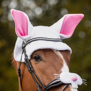 QHP Easter bunny ears hat horse - White 