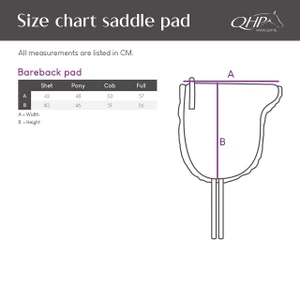 QHP Bareback pad super soft - Black/Black in Black