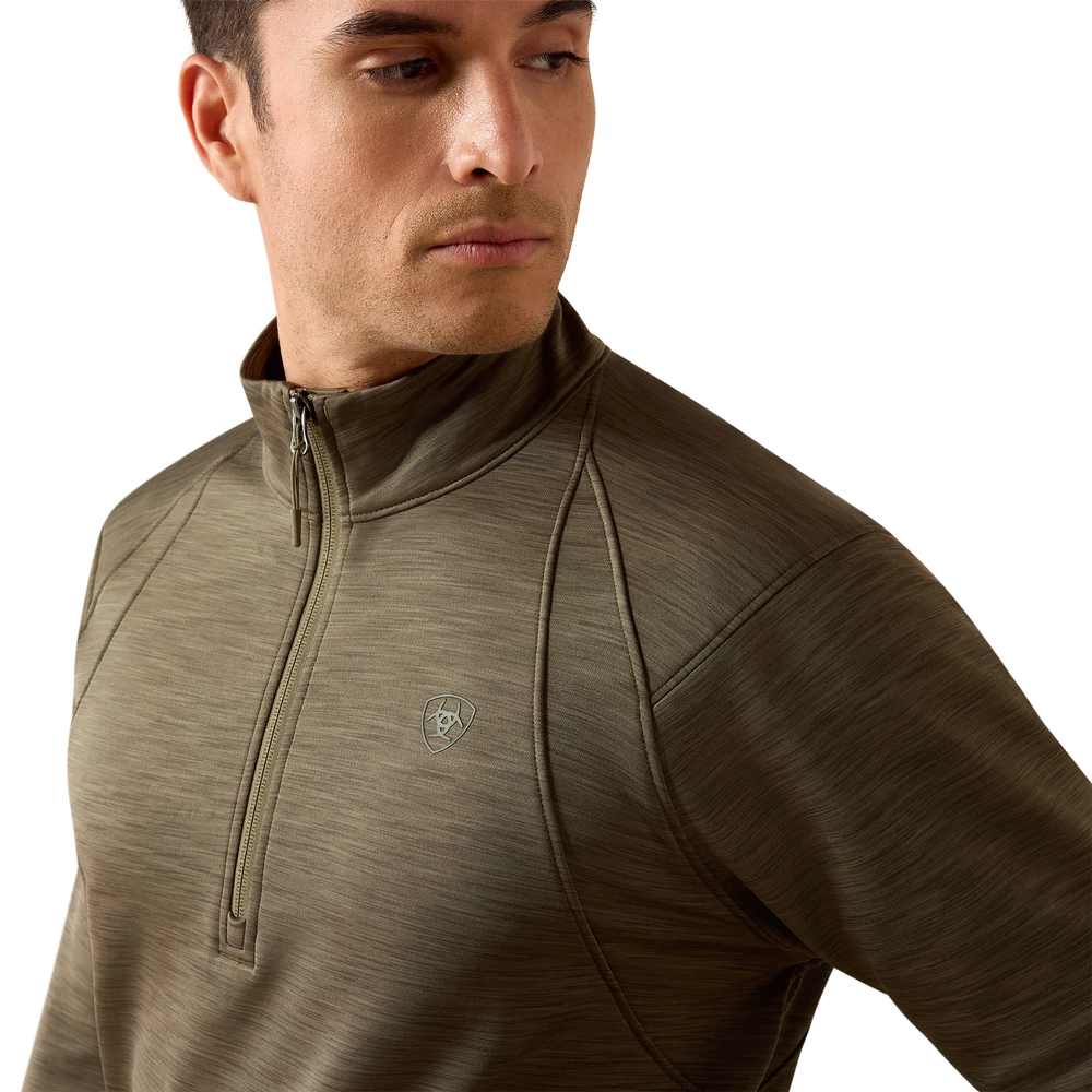 Ariat Men's Team EquiTek 1/2 Zip Pullover - Kalamata in Kalamata