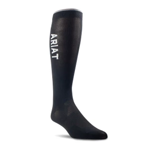 Ariat TEK Essential Sock 2 Pack - Black/Zinc 