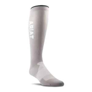 Ariat TEK Essential Sock 2 Pack - Black/Zinc in Black/Zinc