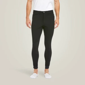 Ariat Men's Tri Factor Grip Knee Patch Breeches - Black in Black