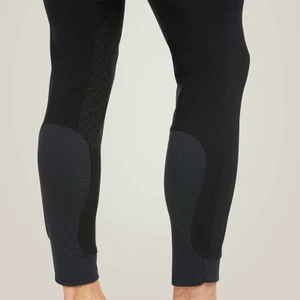 Ariat Men's Tri Factor Grip Knee Patch Breeches - Black in Black