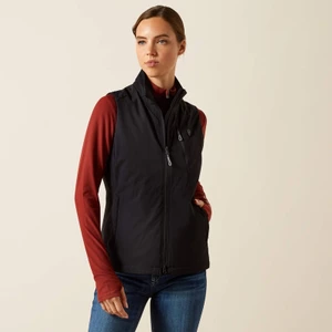 Ariat Women's Rion Stretchshell Insulated Vest - Black in Black