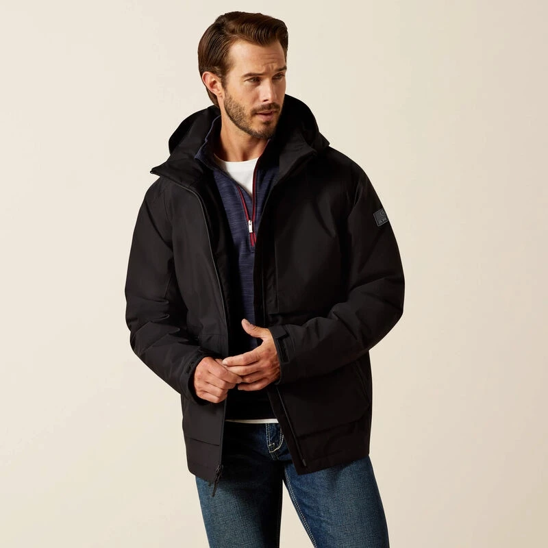 Ariat Men's Outer Banks H2O Jacket - Black in Black