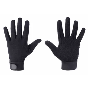 Equi-Sential Cotton Riding Glove- Black in Black