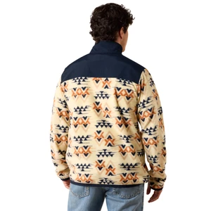 Ariat Men's Basis Fleece Pullover - Oxford Tan Arrows 