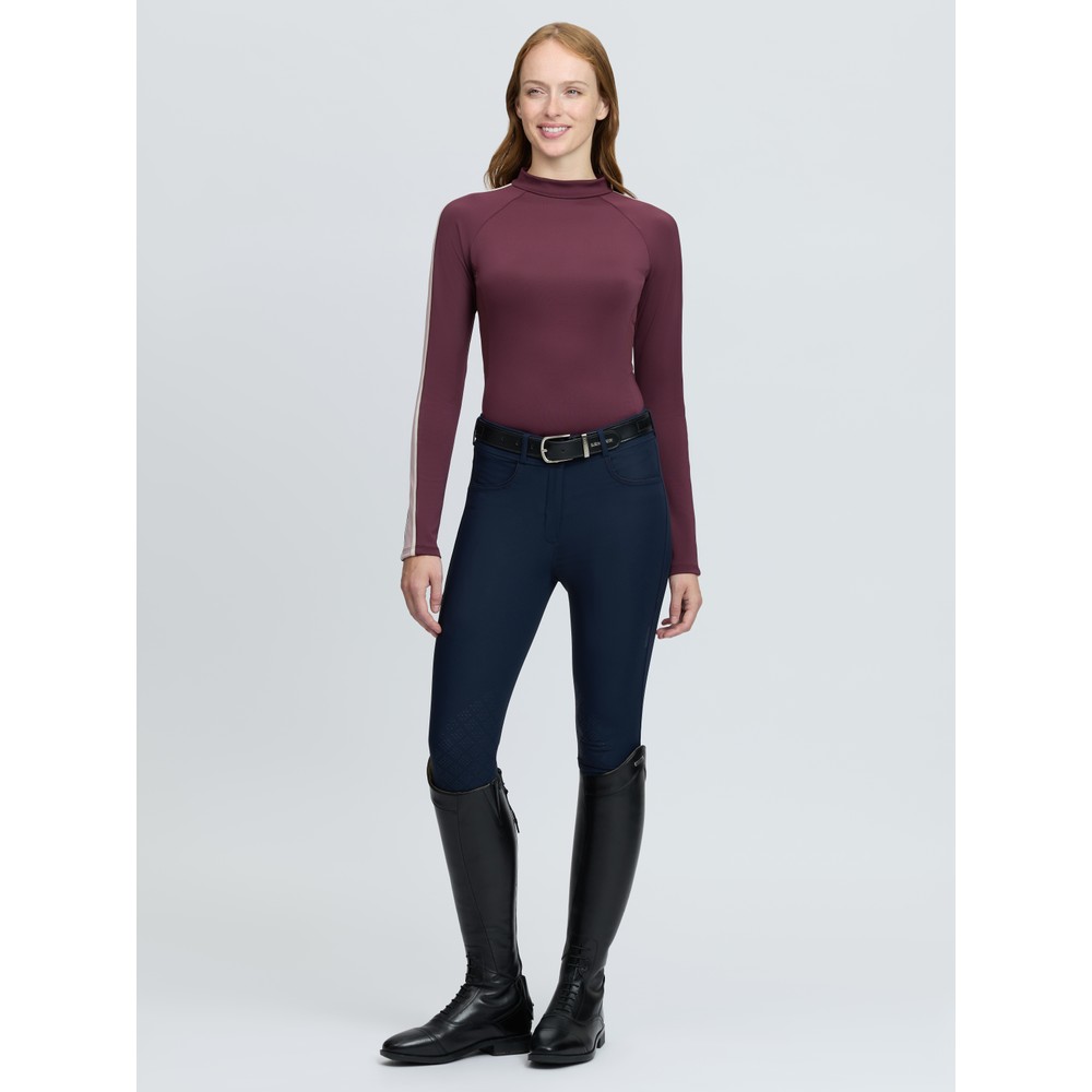 LeMieux Talia High Neck Base Layer - Bramble