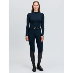 LeMieux Talia High Neck Base Layer - Navy in Navy